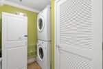 Front loading washer and dryer in unit